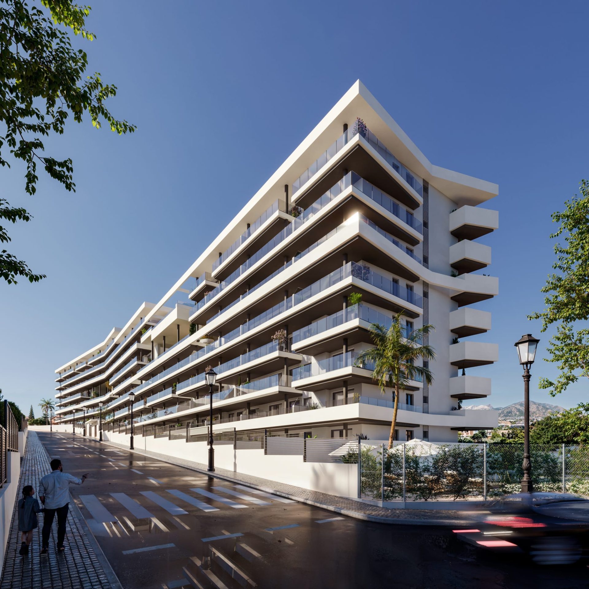Apartamenty Astra Homes z basenem infinity w Fuengiroli — Fuengirola