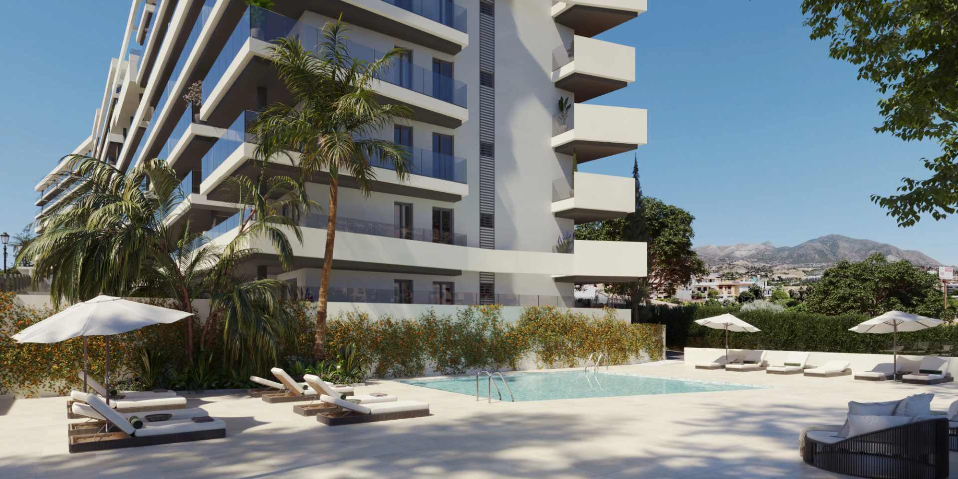 Apartamenty Astra Homes z basenem infinity w Fuengiroli — Fuengirola, zdjęcie 3 z 11