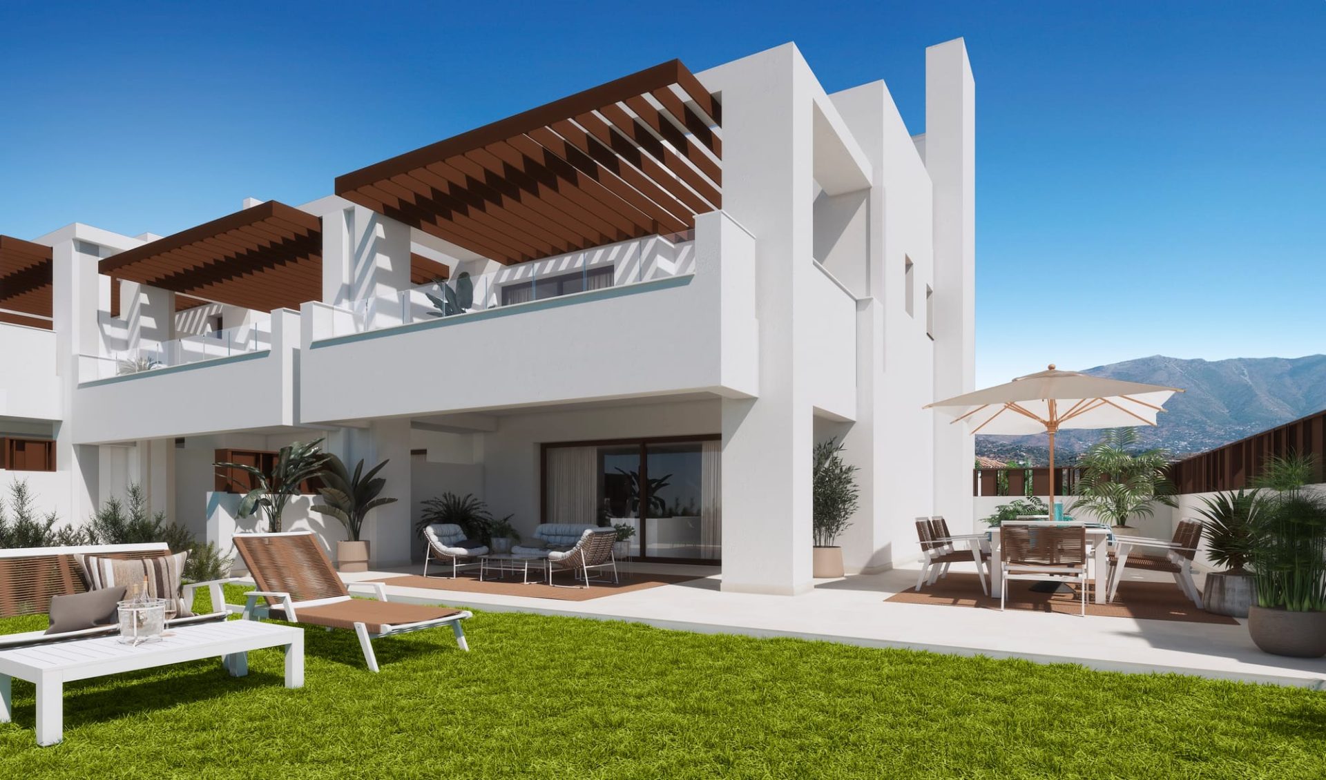 Domy szeregowe The Meadows w La Cala Golf Resort — Mijas