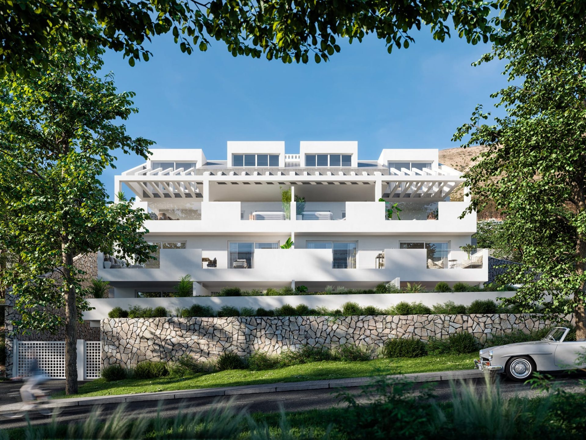 Apartamenty Stella 300 m od plaży w Benalmádenie — Benalmádena