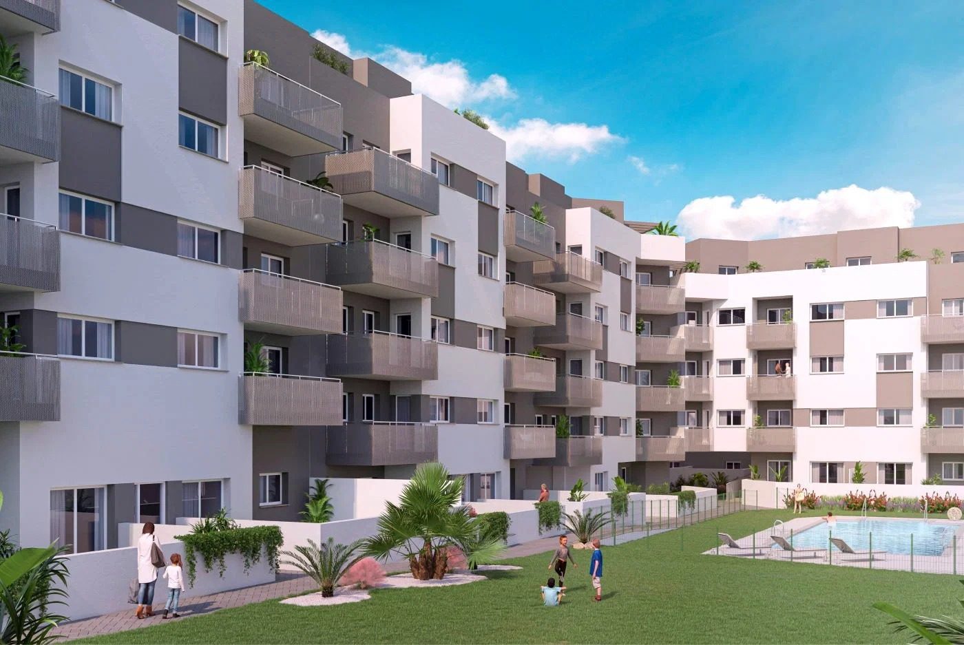 Nowoczesny kompleks mieszkaniowy w Torre del Mar — Torre del Mar